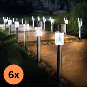 Saulės baterijos žibintai (6 vnt.) | SOLSTRE