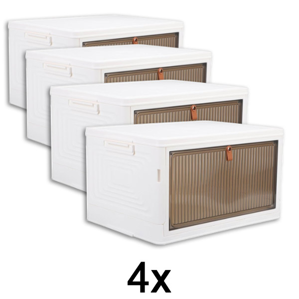 4x Sandėliavimo dėžė su dangčiu | ORGABOX